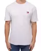 Tommy Hilfiger Erkek Beyaz Rozetli T-Shirt