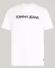 Tommy Hilfiger New Classic Beyaz Logolu T-Shirt