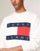 Tommy Hilfiger Erkek RLX Beyaz Sweatshirt