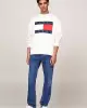 Tommy Hilfiger Erkek RLX Beyaz Sweatshirt