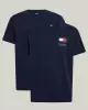 Tommy Hilfiger Erkek 2li Lacivert T-Shirt