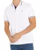 Tommy Hilfiger Erkek Strech Polo Beyaz T-Shirt