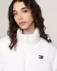 Tommy Hilfiger Kadın Alaska Puffer Beyaz Şişme Mont