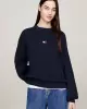 Tommy Hilfiger Kadın BADGE MOCKNECK Kazak