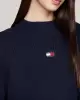 Tommy Hilfiger Kadın BADGE MOCKNECK Kazak