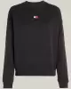 Tommy Hilfiger Kadın Badge Siyah Sweatshirt