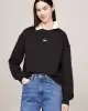 Tommy Hilfiger Kadın Badge Siyah Sweatshirt