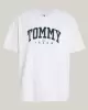 Tommy Hilfiger Kadın Varsity 1 Tee Gri T-Shirt