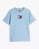 Tommy Jeans Kadın Mavi Logolu T-Shirt