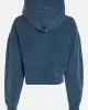 Tommy Hilfiger Kadın lacivert ön cepli sweatshirt