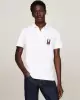 Tommy Hilfiger Dikey Bayrak Polo Yaka Tişört Beyaz