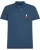 Tommy Hilfiger Dikey Bayrak Polo Yaka Tişört Mavi