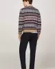 Tommy Hilfiger Erkek Bej Wool Blend Kazak