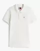 Tommy Hilfiger Erkek Beyaz Regular Fit Polo Yaka T-Shirt