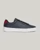 Tommy Hilfiger Erkek Deri ESS Grain Lacivert Sneaker