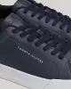 Tommy Hilfiger Erkek Deri ESS Grain Lacivert Sneaker