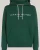 Tommy Hilfiger Erkek Logo Nakışlı Yeşil Sweatshirt