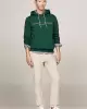 Tommy Hilfiger Erkek Logo Nakışlı Yeşil Sweatshirt