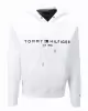 Tommy Hilfiger Erkek Logolu Kapüşonlu Sweatshirt