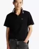 Tommy Hilfiger Erkek Siyah Regular Fit Polo Yaka T-Shirt