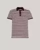 Tommy Hilfiger Erkek Slim Fit Polo Gömlek Bordo T-Shirt