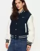 Tommy Jeans Kadın Lacivert Regular Fit Bomber Ceket