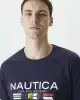 Nautıca Erkek Lacivert Standart Fıt Kısa Kollu  T-Shirt