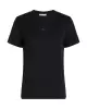 Calvin Klein Kadın Siyah Jersey T Shirt