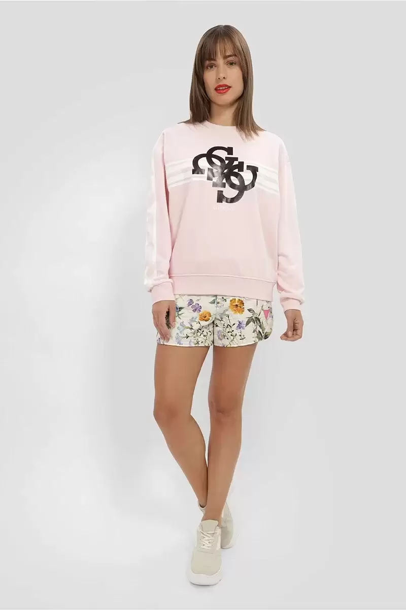 Guess Active 4G Pembe Sweatshirt