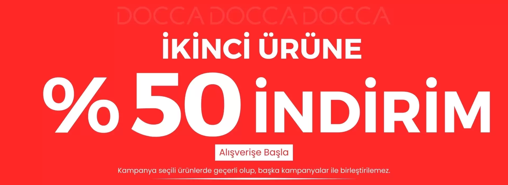 ikinci üründe % 50 indirim