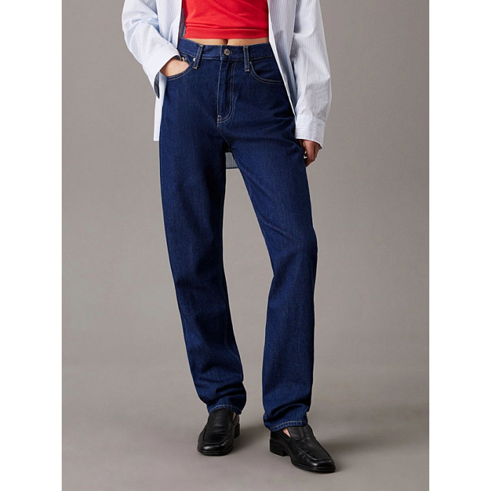 Calvin Klein AUTHENTIC SLIM STRAIGHT Kadın Jeans J20J225138-1AP