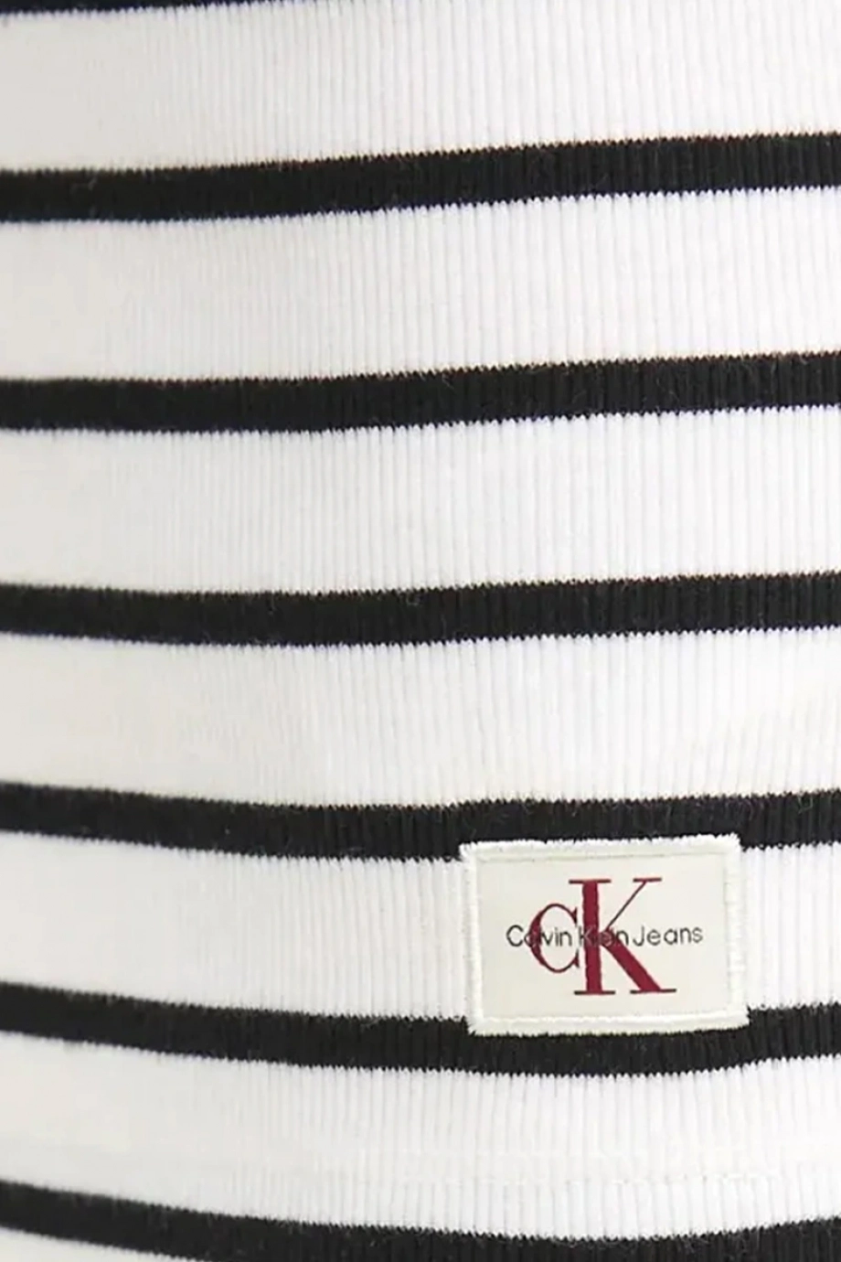 Calvin Klein WOVEN LABEL RIB SLEEVELESS DRESS Kadın  Elbise J20J225263-0K4