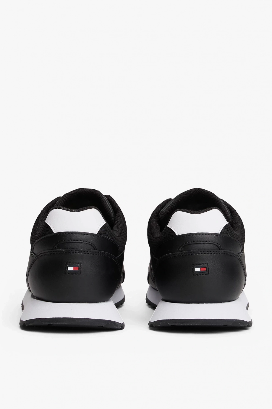 Tommy Hilfiger New Runner Eva Tabanlı Deri Klasik Erkek Siyah Sneaker FM0FM055120GX