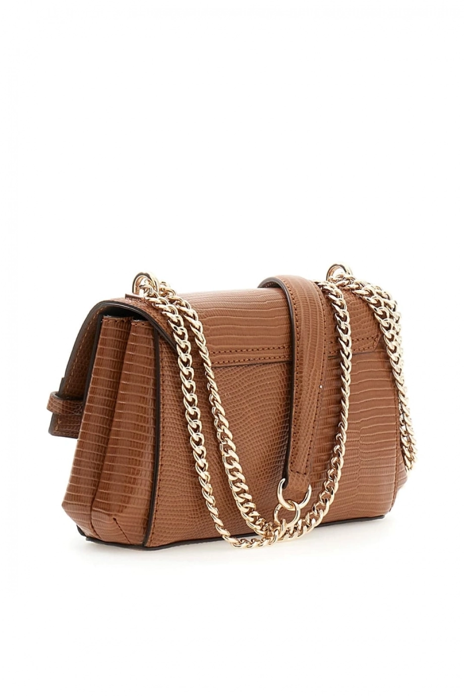 Guess Melinda Mini Dönüştürülebilir  Askılı Kapaklı Kadın Kahverengi Çapraz Çanta HWKL9933780-COG