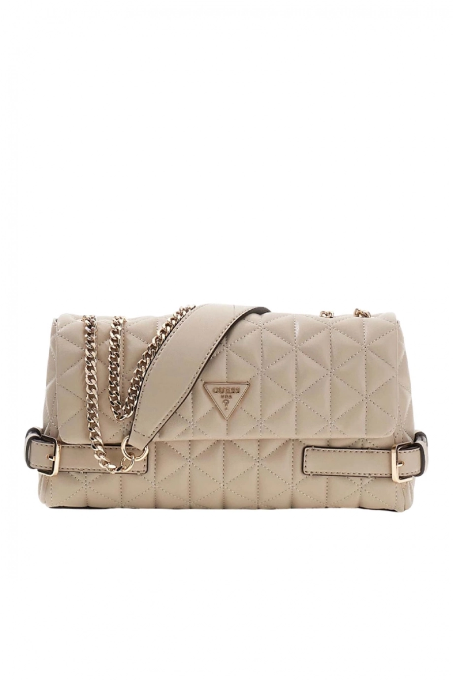 Guess Paisleigh Dönüştürülebilir  Askılı Kapaklı Kadın Bej Çapraz Çanta HWQG9883210-LTA