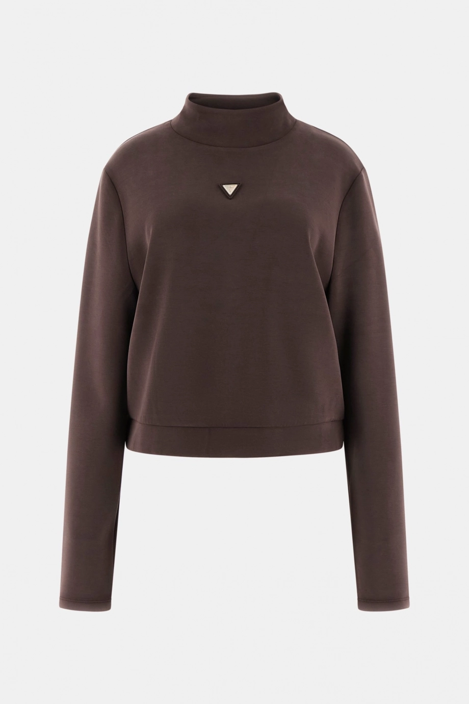 Guess Olympe Yüksek Yaka Kadın Kahverengi Sweatshirt V4YQ05KCAY2-A10K
