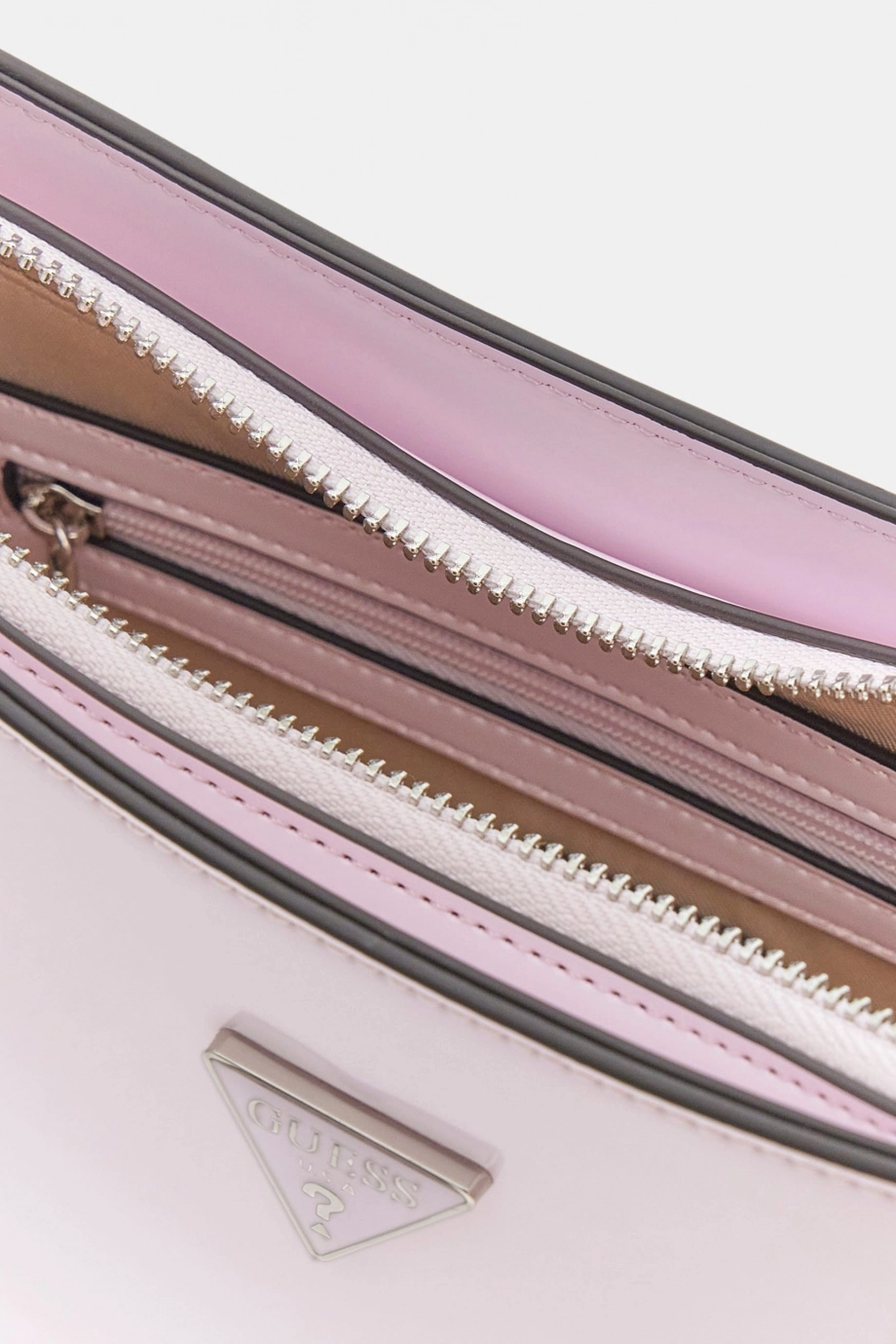Guess Arnela II Üstten Fermuarlı  Kadın Pembe Omuz Çantası  HWNY9723170-LTR