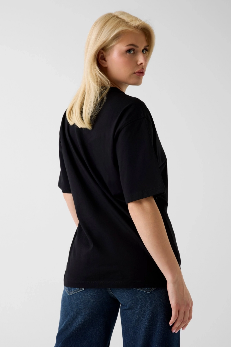 Guess Jersey Kadın Oversize Fit T-Shirt