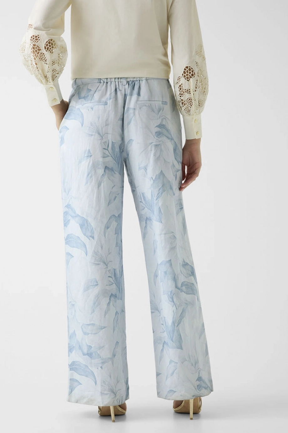 Guess Miriam Düz Paça Kadın Çok Renkli Pantolon W6GB37W2717-PMI8