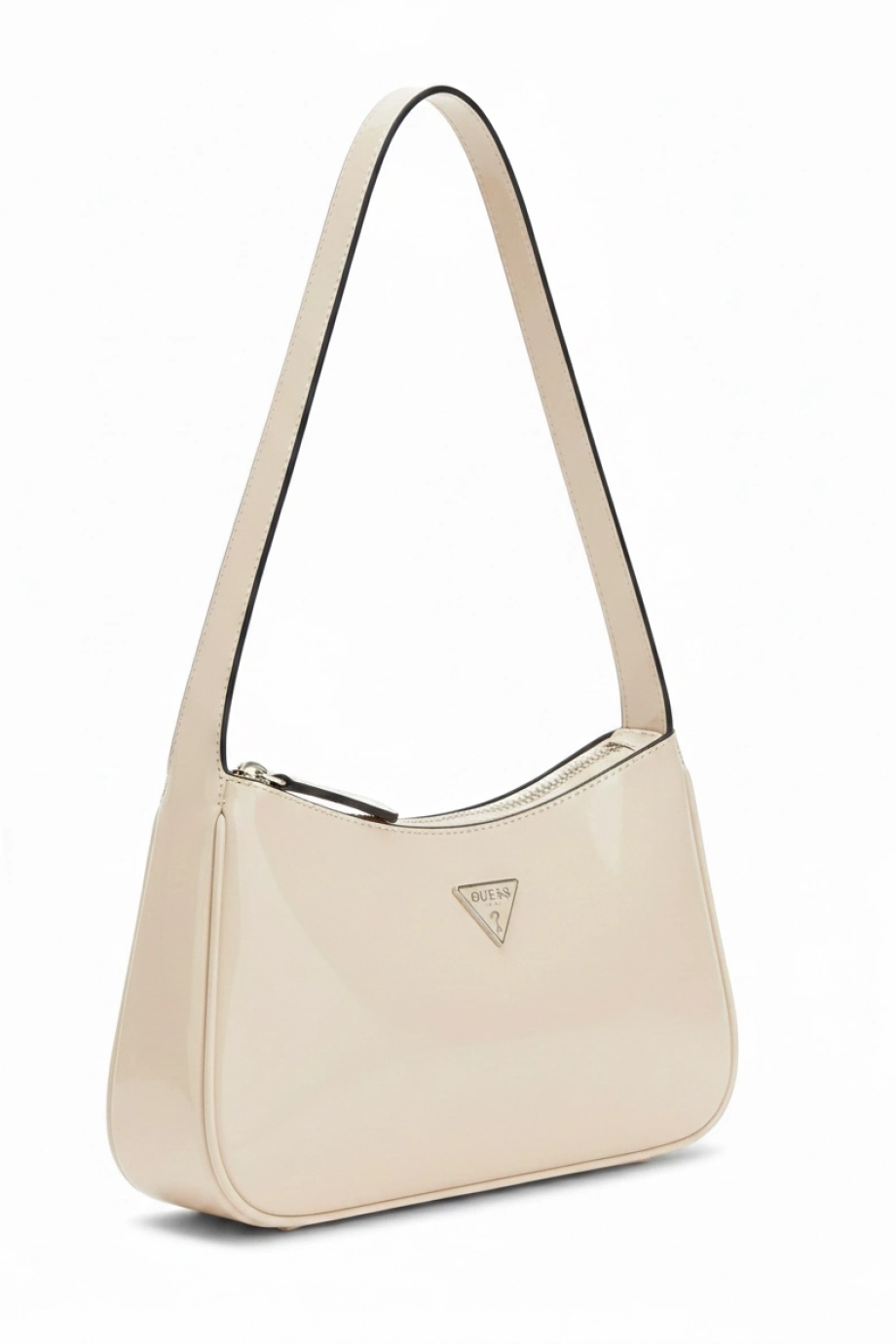 Guess Arnela II Üstten Fermuarlı  Kadın Ekru Omuz Çantası HWNY9723170-BON