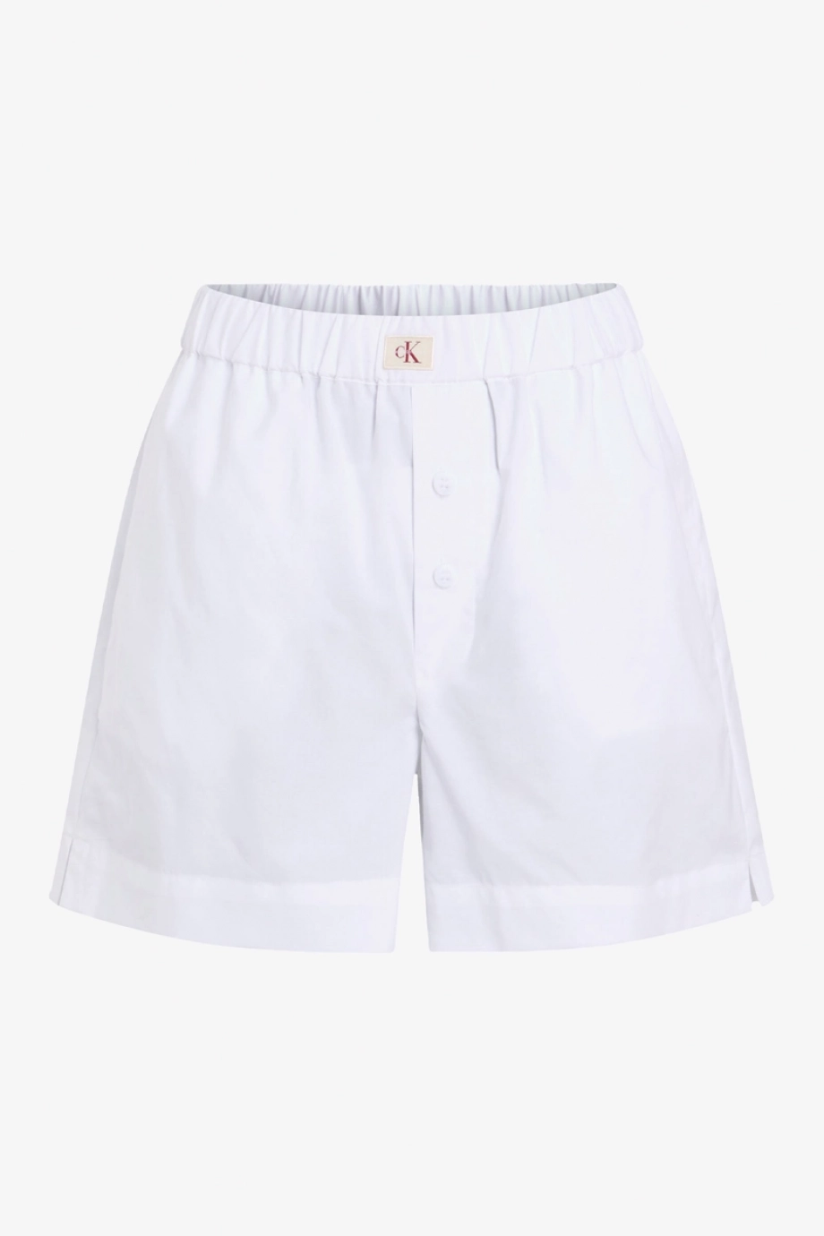 Calvin Klein Summer Poplin Kadın Beyaz Şort J20J225218-YAA