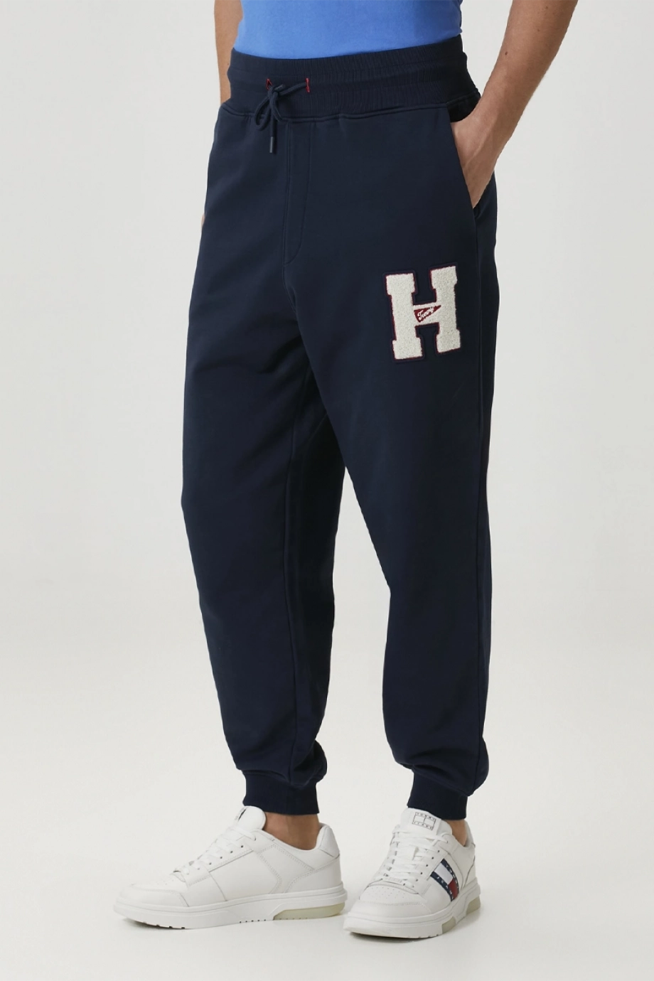 Tommy Hilfiger TJM TOWEL PATCH TERRY PANT Erkek Lacivert Eşofman Altı DM0DM21277DYY