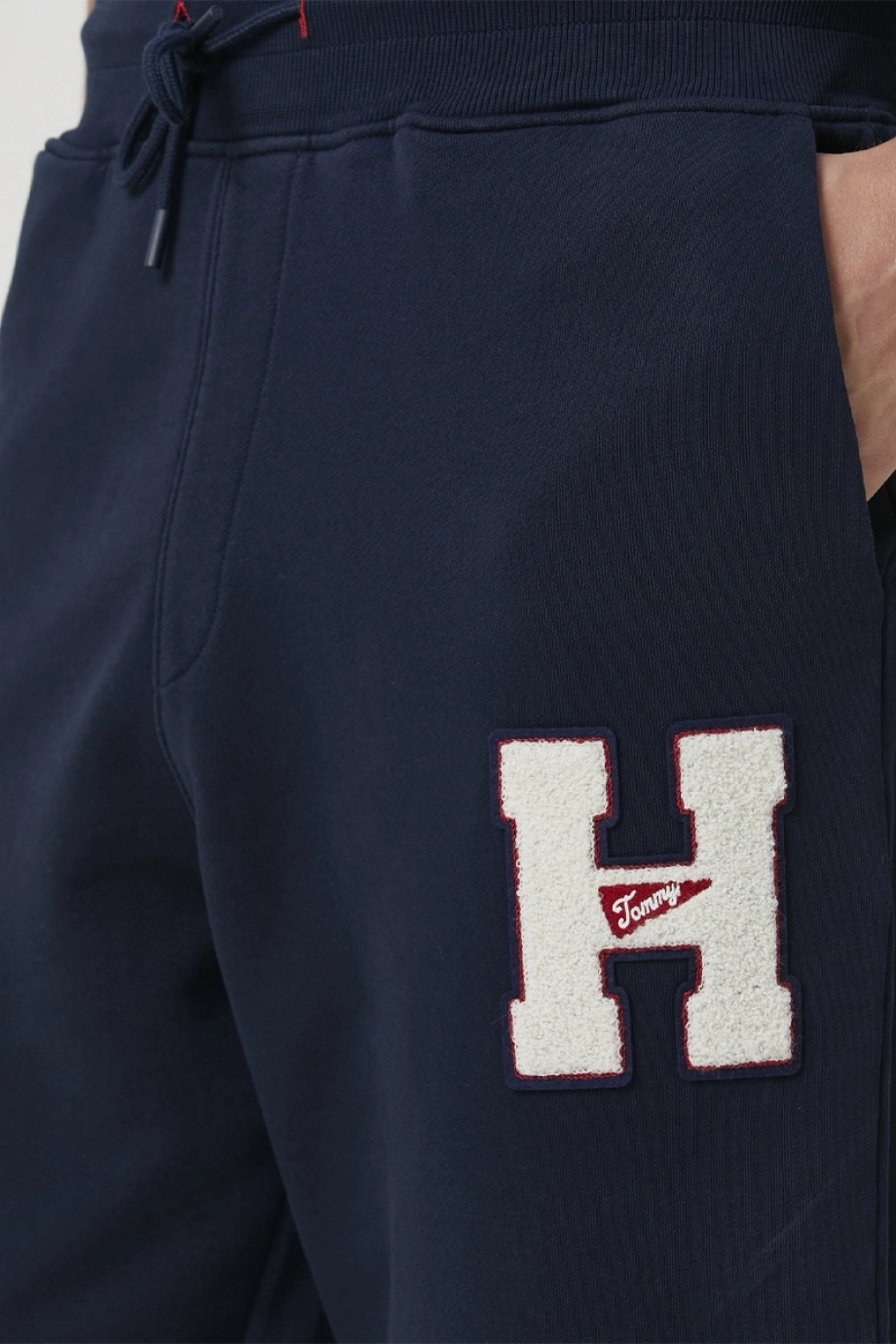 Tommy Hilfiger TJM TOWEL PATCH TERRY PANT Erkek Lacivert Eşofman Altı DM0DM21277DYY