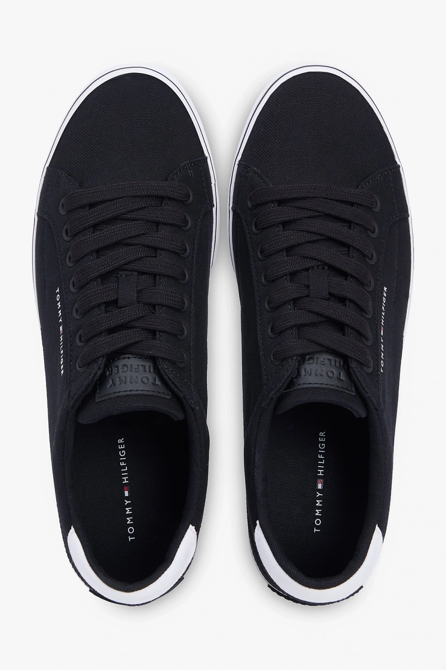 Tommy Hilfiger Vulc Core Uzun Bağcıklı Erkek Siyah Sneaker FM0FM05688BDS
