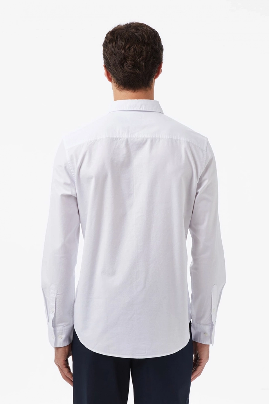 Calvin Klein Erkek Uzun Kollu Klasik Düz Oxford Beyaz Gömlek LV140EM125-YAA