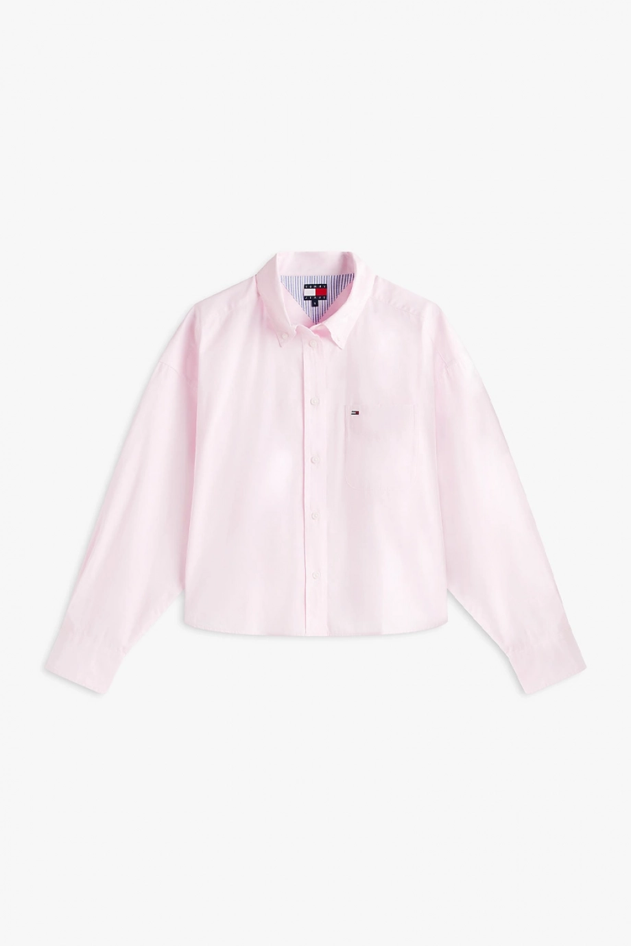 Tommy Hilfiger TJW Essential Kısa Kadın Pembe Gömlek DW0DW22766TN9