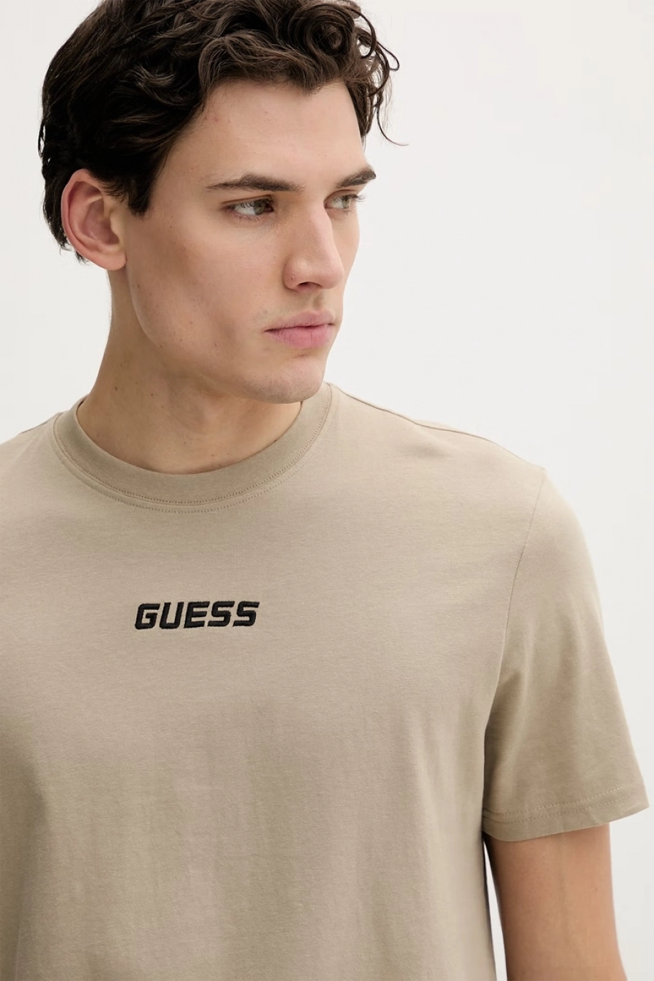 Guess Cochise Bisiklet Yaka Kısa Kollu Erkek Kahverengi T-shirt Z6RI00I3Z14-G9I0