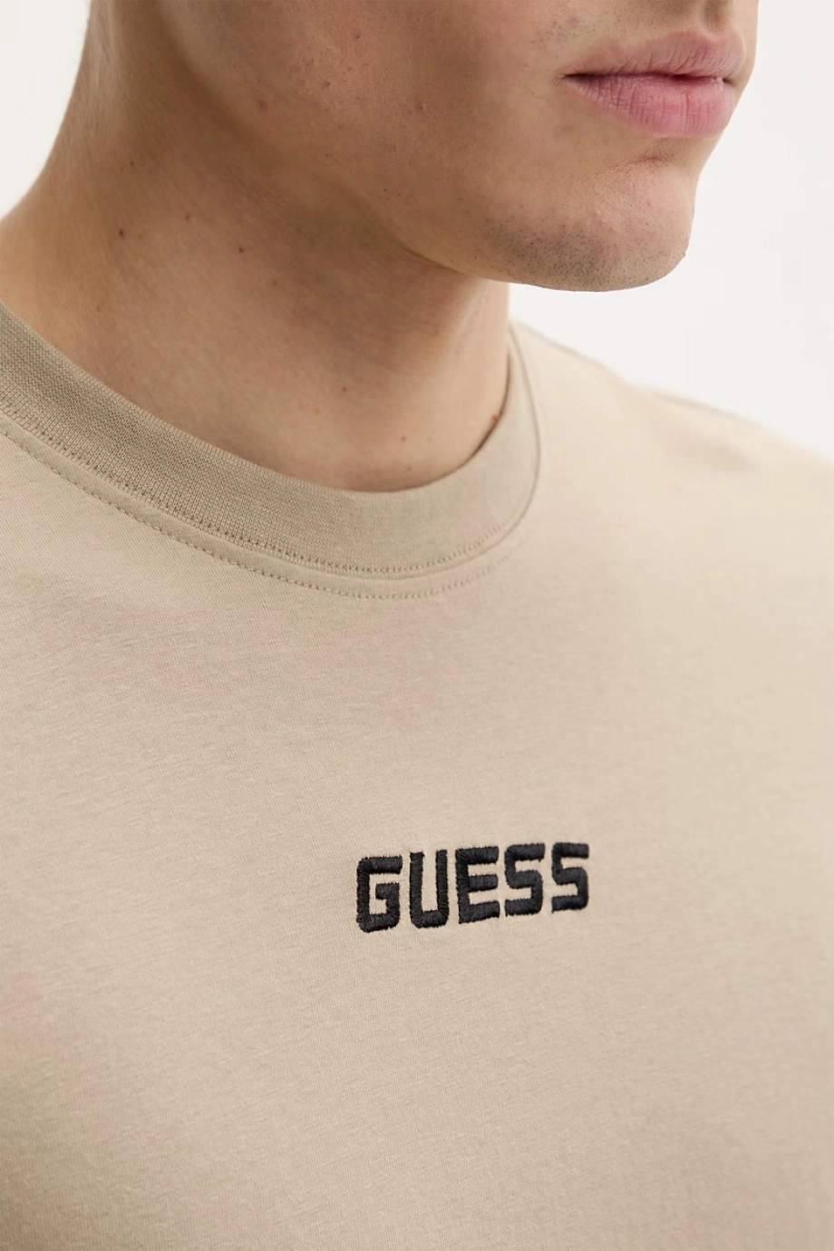 Guess Cochise Bisiklet Yaka Kısa Kollu Erkek Kahverengi T-shirt Z6RI00I3Z14-G9I0