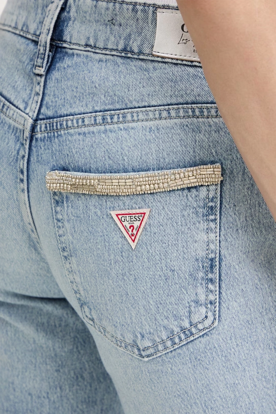 Guess Nicky Cigarette Kadın Mavi Jeans W6RA3MD6833-RSP3