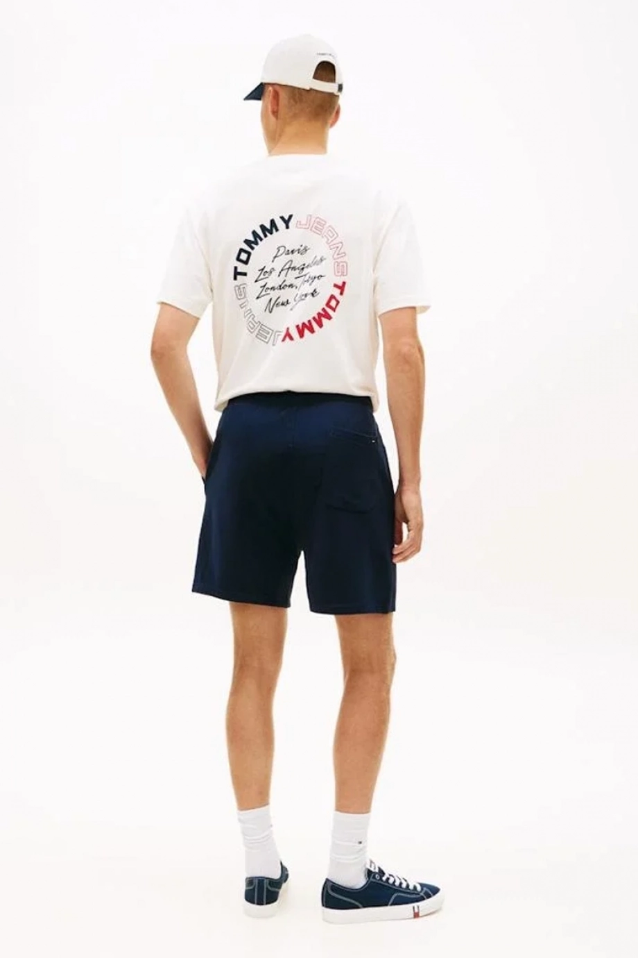 Tommy Hilfiger TJM Signature Erkek Mavi Plaj Şort DM0DM23017C1G